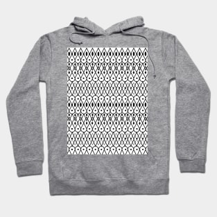 Black and white Aztec pattern Hoodie